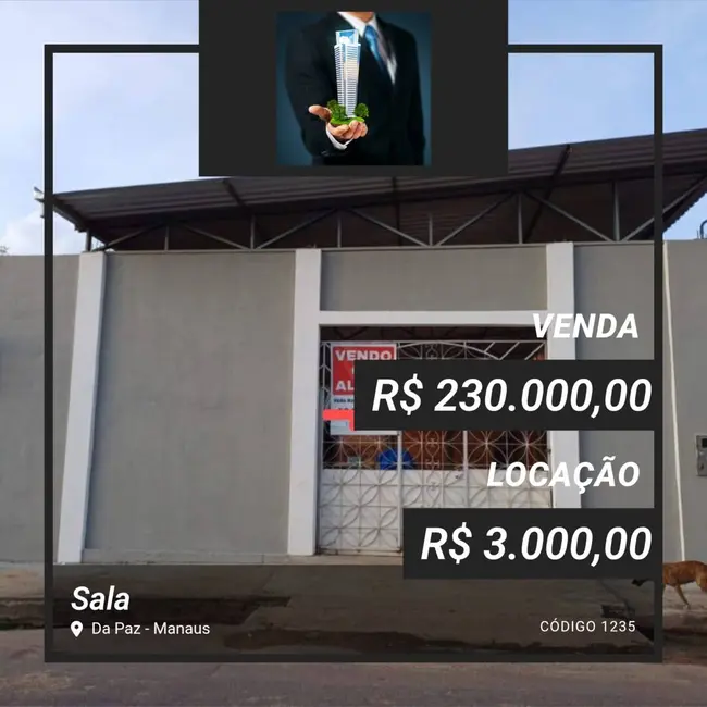 Foto 1 de Sala Comercial à venda e para alugar, 300m2 em Da Paz, Manaus - AM