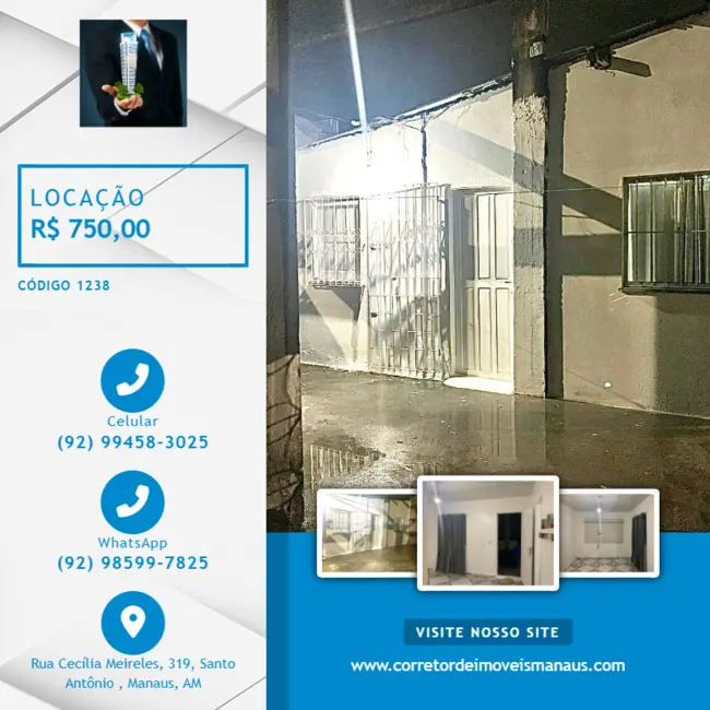 Foto 1 de Casa com 1 quarto para alugar em Colônia Terra Nova, Manaus - AM