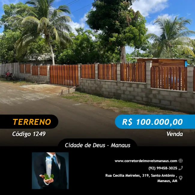 Foto 1 de Terreno / Lote à venda, 462m2 em Cidade de Deus, Manaus - AM