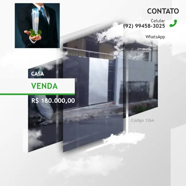 Foto 1 de Casa com 2 quartos à venda em Nova Esperança, Manaus - AM