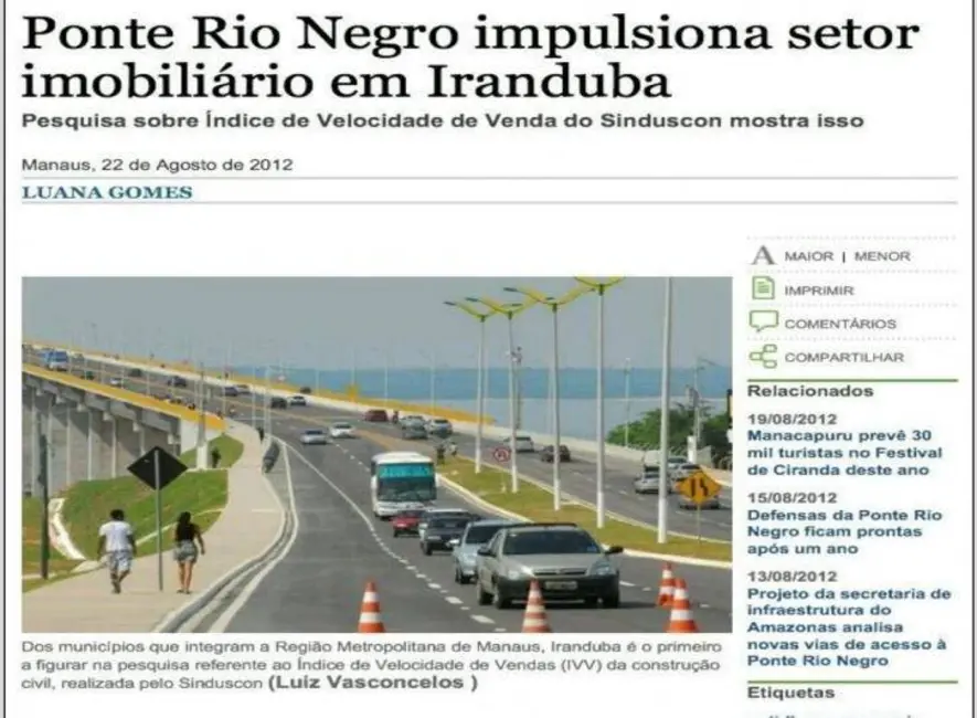 Terreno / Lote à venda, 200m2 em Iranduba - AM - imagem 8 Foto 8 de Terreno / Lote à venda, 200m2 em Iranduba - AM