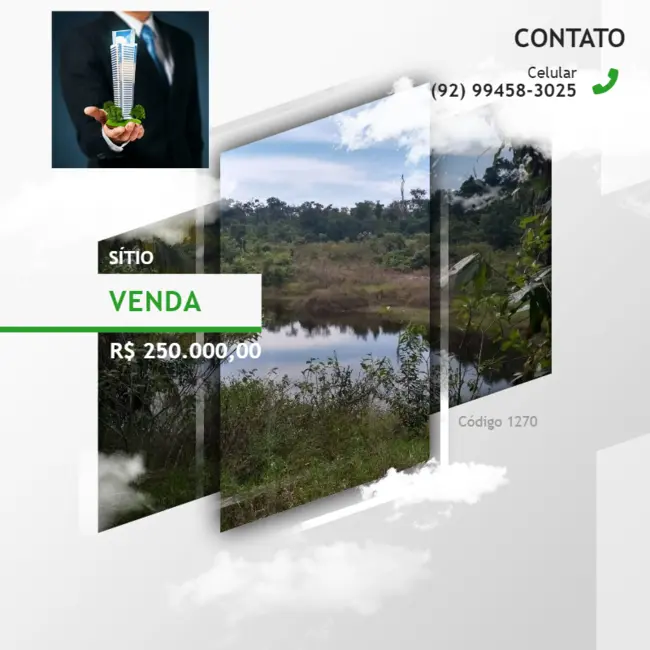 Foto 1 de Sítio / Rancho à venda em Manaus - AM