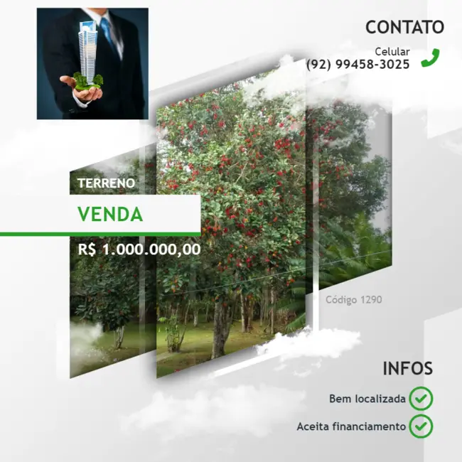 Foto 1 de Terreno / Lote à venda, 150000m2 em Iranduba - AM