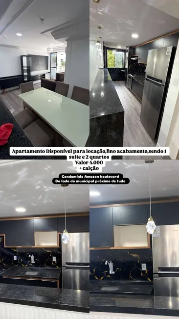 Foto 2 de Apartamento com 2 quartos para alugar, 50m2 em Flores, Manaus - AM