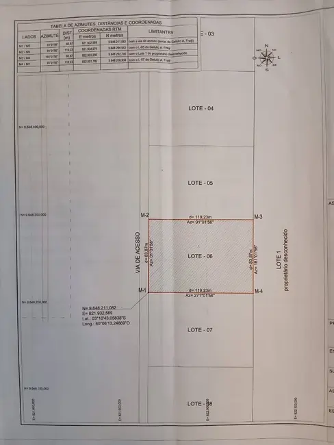 Foto 2 de Terreno / Lote à venda, 10000m2 em Iranduba - AM