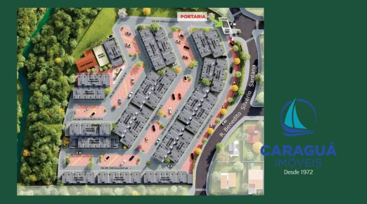 Foto 3 de Casa de Condomínio com 2 quartos à venda, 62m2 em Jaraguazinho, Caraguatatuba - SP