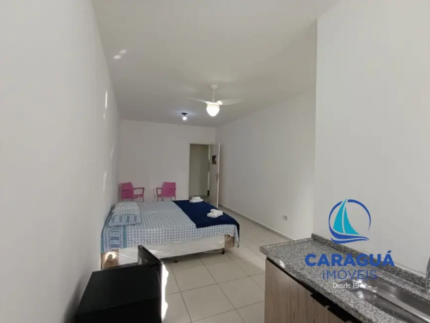 Foto 1 de Kitnet com 1 quarto para alugar, 30m2 em Centro, Caraguatatuba, SP