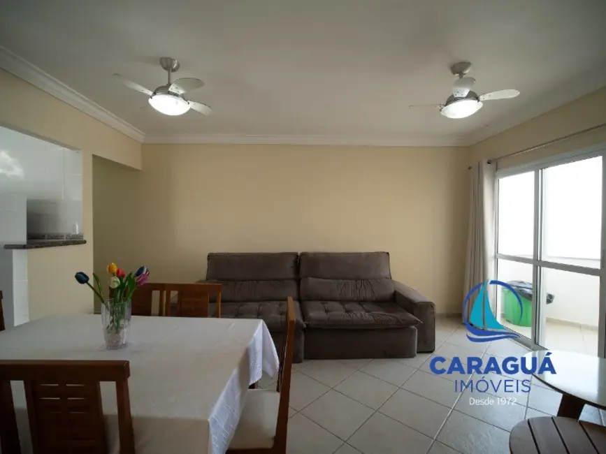 Foto 4 de Apartamento com 3 quartos para alugar, 92m2 em Caraguatatuba - SP