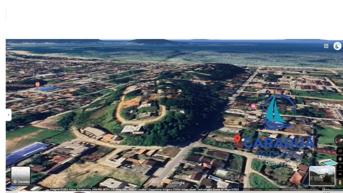 Foto 1 de Terreno / Lote à venda, 507m2 em Balneário Gardem Mar, Caraguatatuba - SP