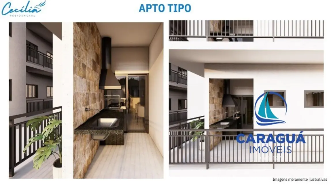 Foto 4 de Apartamento com 2 quartos à venda, 51m2 em Ubatuba - SP