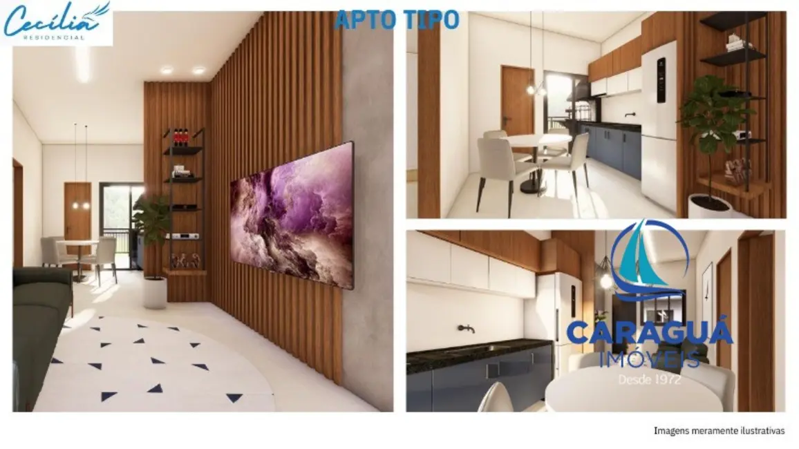 Foto 5 de Apartamento com 2 quartos à venda, 51m2 em Ubatuba - SP