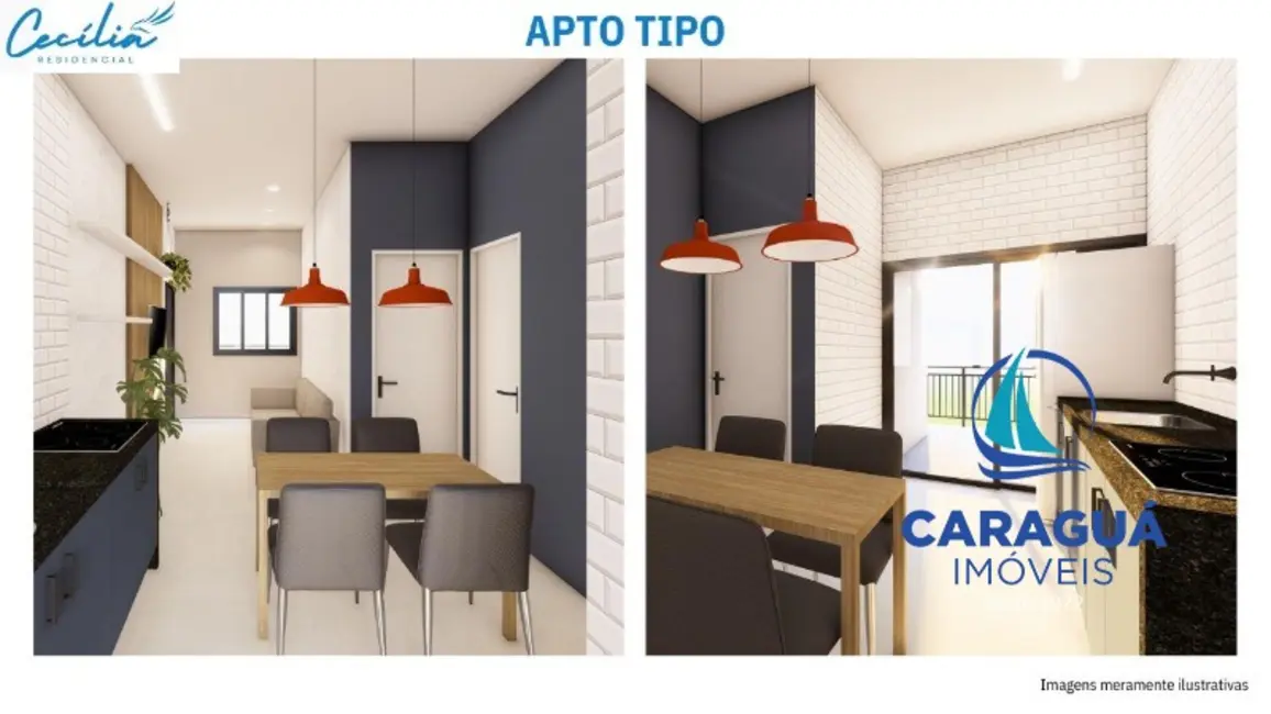 Foto 8 de Apartamento com 2 quartos à venda, 51m2 em Ubatuba - SP