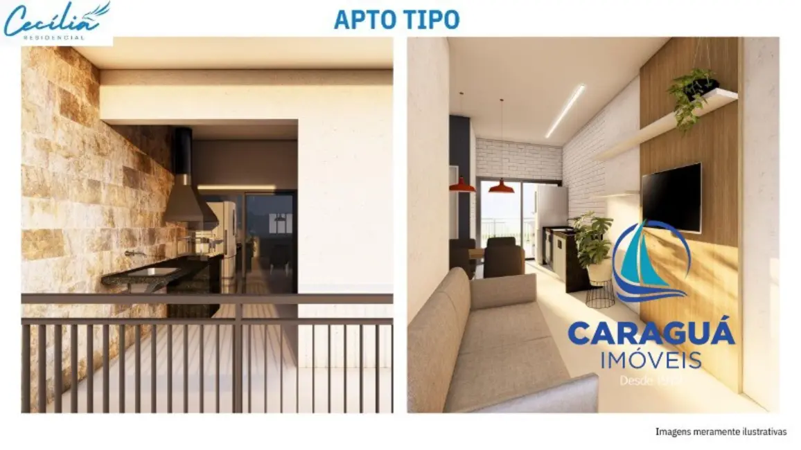 Foto 7 de Apartamento com 2 quartos à venda, 51m2 em Ubatuba - SP