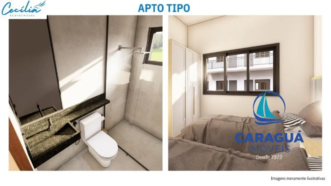 Foto 6 de Apartamento com 2 quartos à venda, 51m2 em Ubatuba - SP