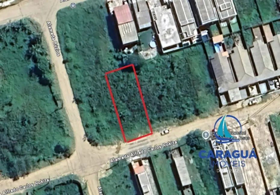 Foto 2 de Terreno / Lote à venda, 324m2 em Balneário dos Golfinhos, Caraguatatuba - SP