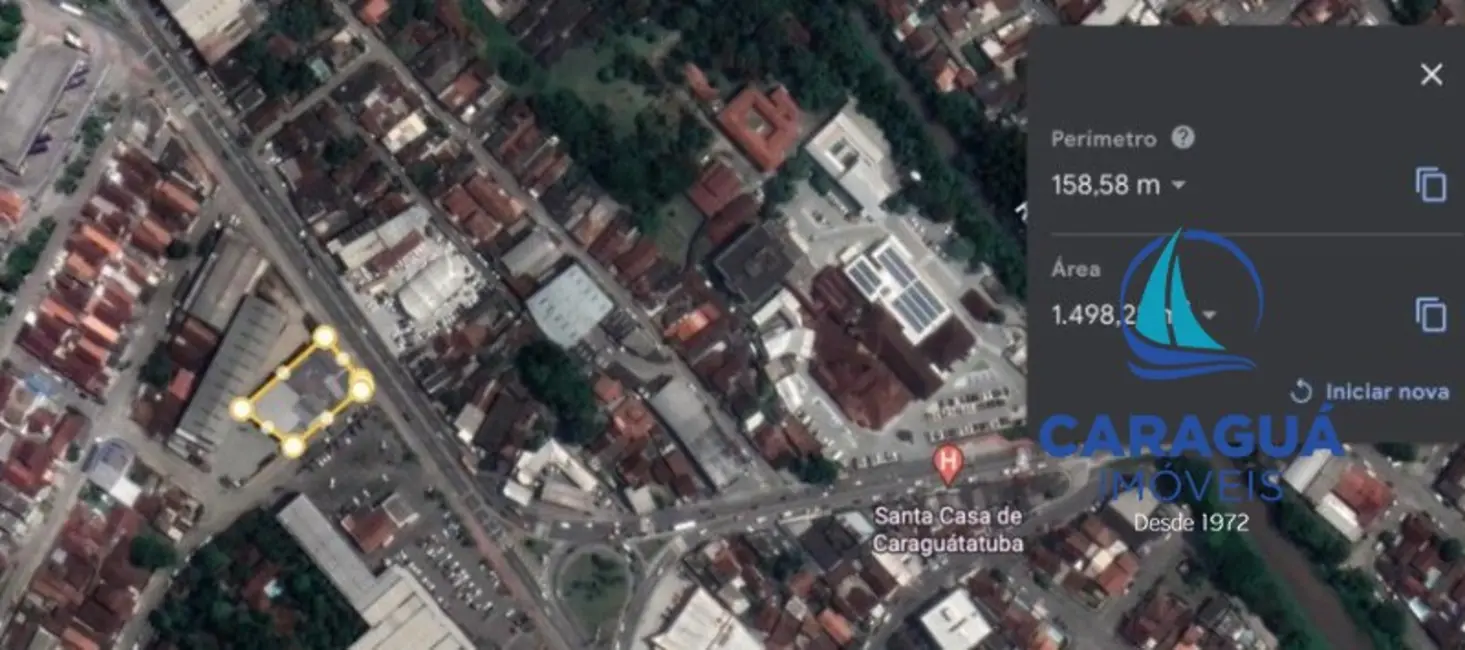 Foto 1 de Terreno / Lote à venda, 1110m2 em Indaiá, Caraguatatuba - SP