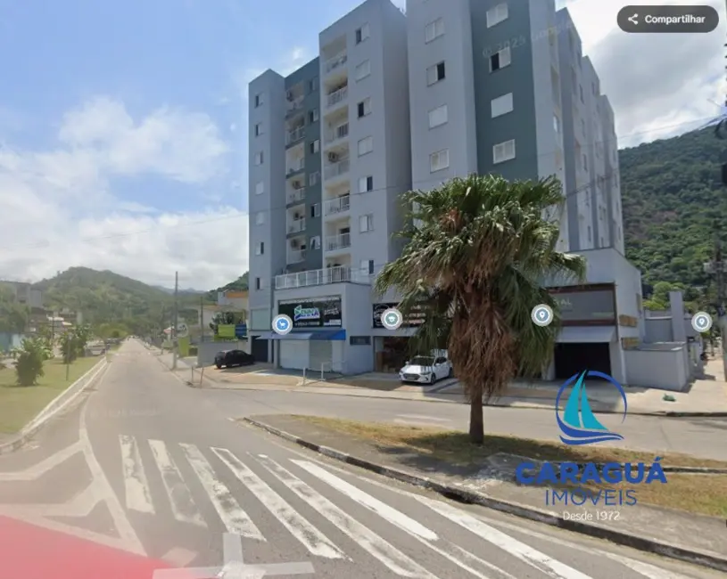 Foto 1 de Apartamento com 2 quartos para alugar, 65m2 em Sumaré, Caraguatatuba - SP