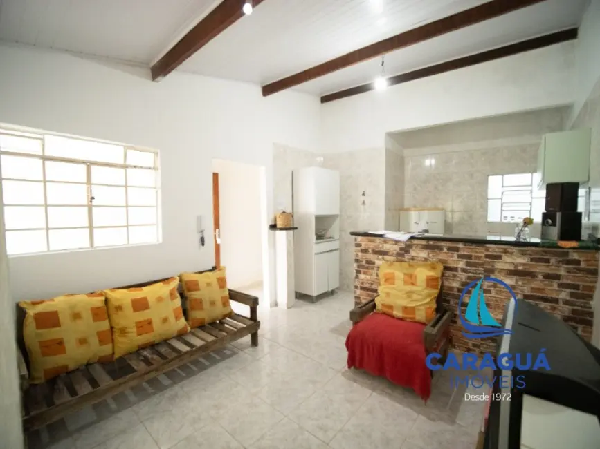 Foto 3 de Casa com 3 quartos para alugar, 78m2 em Sumaré, Caraguatatuba - SP