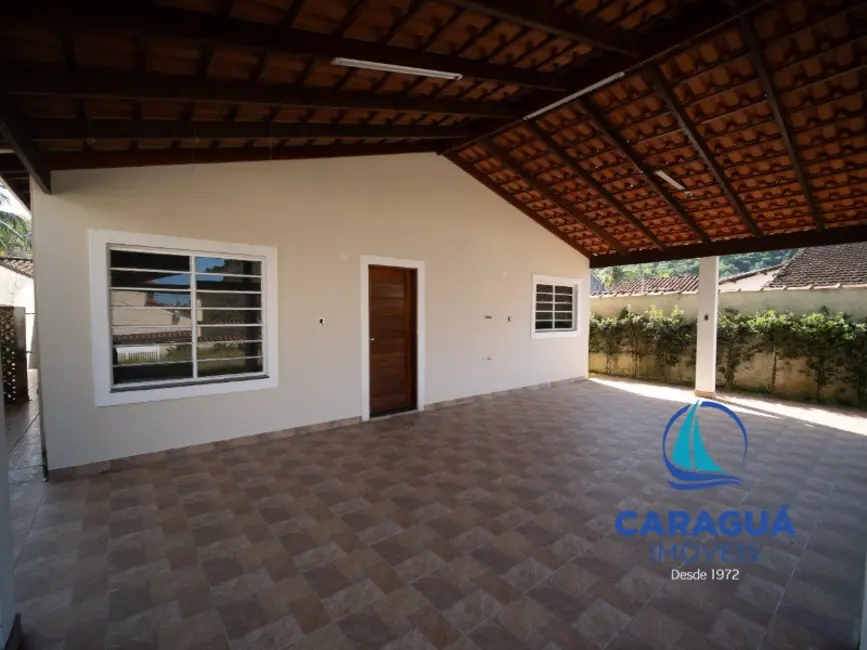 Foto 1 de Casa com 3 quartos para alugar, 130m2 em Martim de Sá, Caraguatatuba - SP