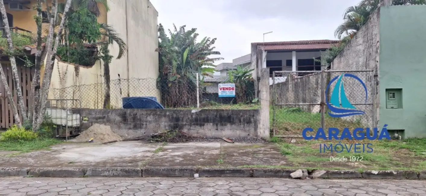 Foto 1 de Terreno / Lote à venda, 278m2 em Martim de Sá, Caraguatatuba - SP
