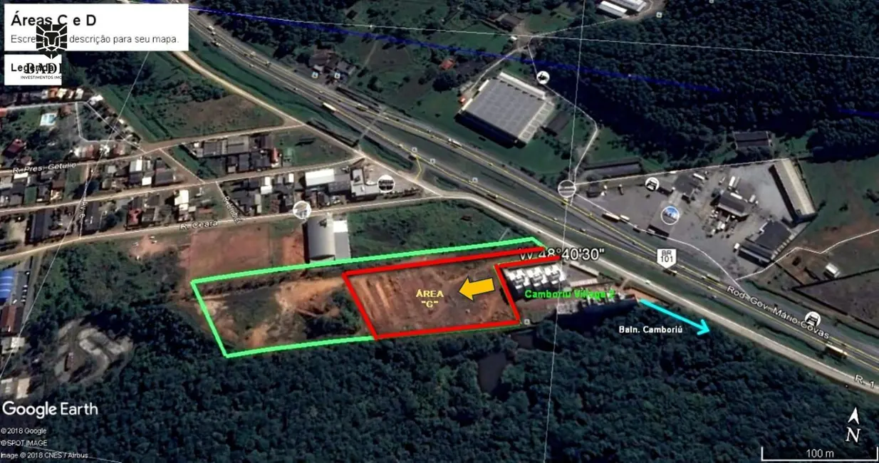 Terreno / Lote à venda, 12000m2 em Camboriu - SC - imagem 7 Foto 7 de Terreno / Lote à venda, 12000m2 em Camboriu - SC