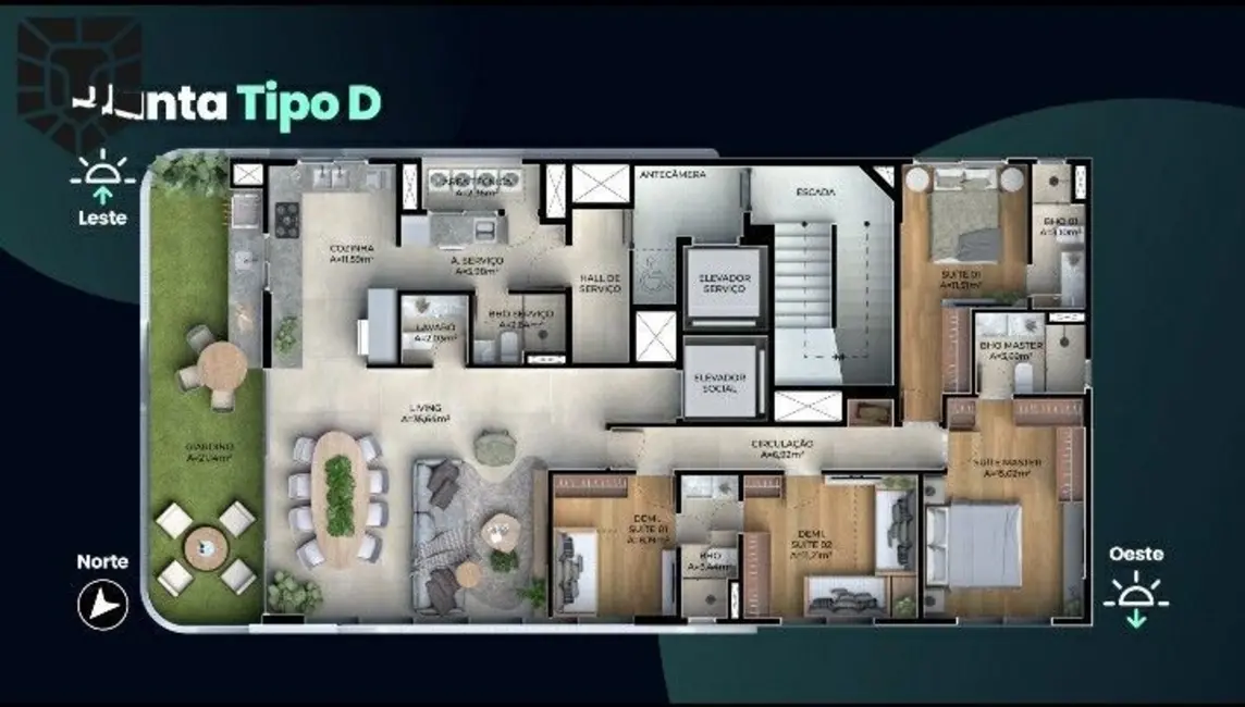 Foto 8 de Apartamento com 4 quartos à venda, 161m2 em Centro, Balneario Camboriu - SC