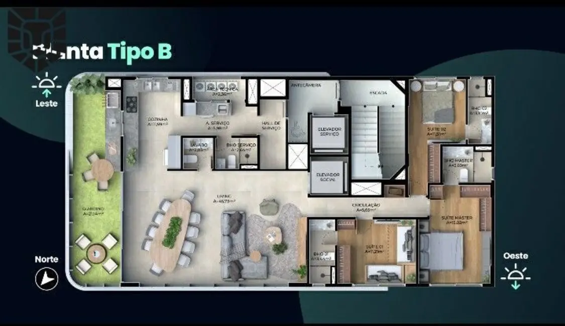 Foto 6 de Apartamento com 4 quartos à venda, 161m2 em Centro, Balneario Camboriu - SC