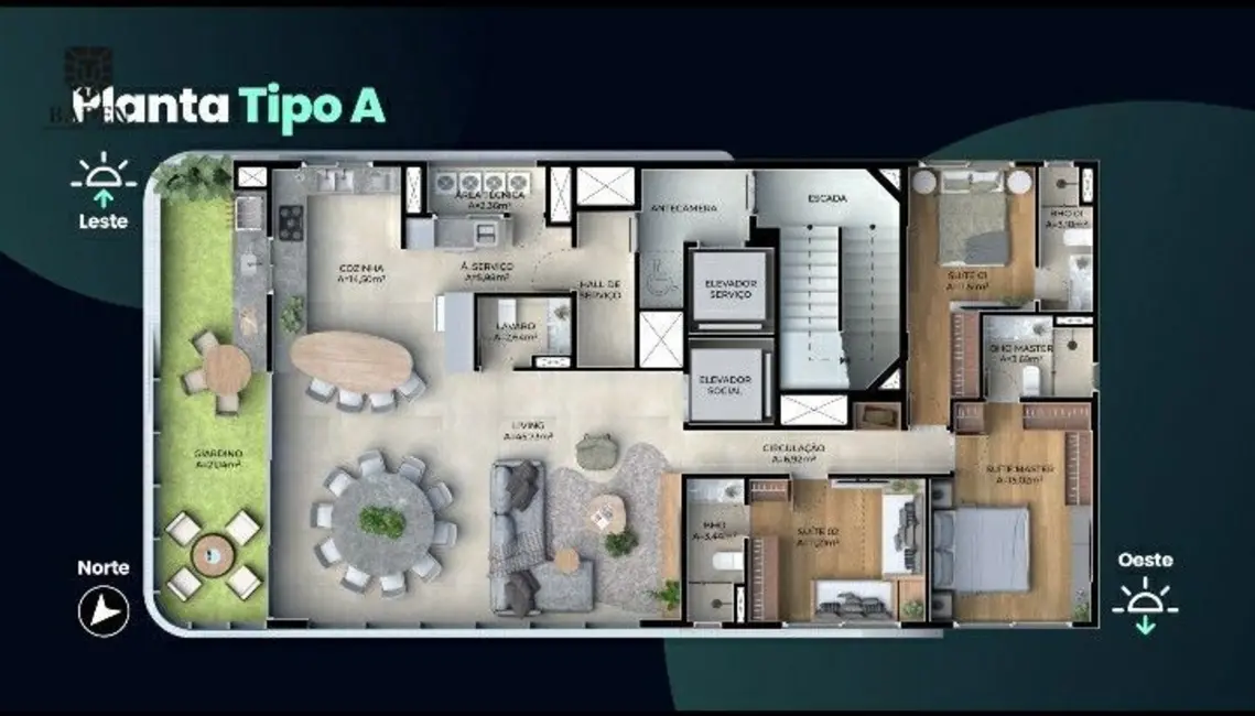 Foto 5 de Apartamento com 4 quartos à venda, 161m2 em Centro, Balneario Camboriu - SC