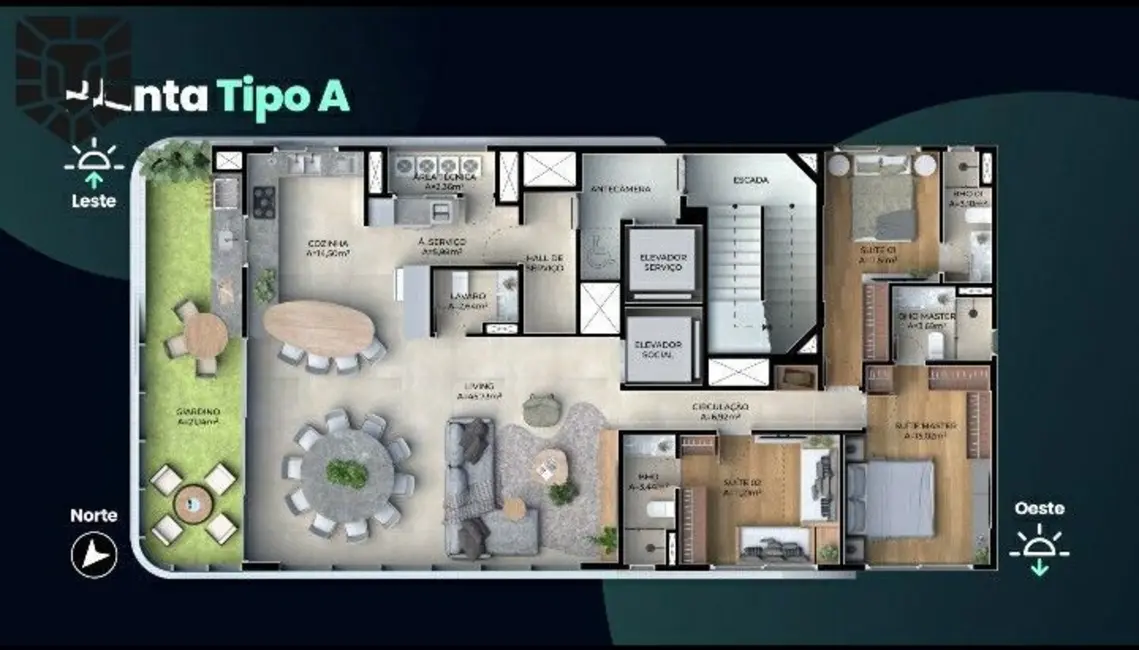 Foto 5 de Apartamento com 4 quartos à venda, 161m2 em Centro, Balneario Camboriu - SC