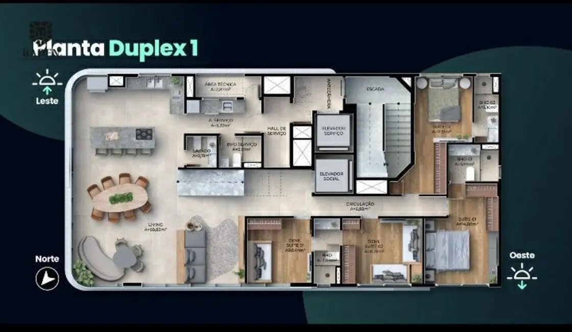 Foto 9 de Apartamento com 4 quartos à venda, 161m2 em Centro, Balneario Camboriu - SC