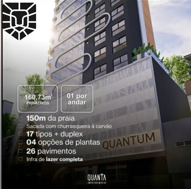 Foto 2 de Apartamento com 4 quartos à venda, 161m2 em Centro, Balneario Camboriu - SC