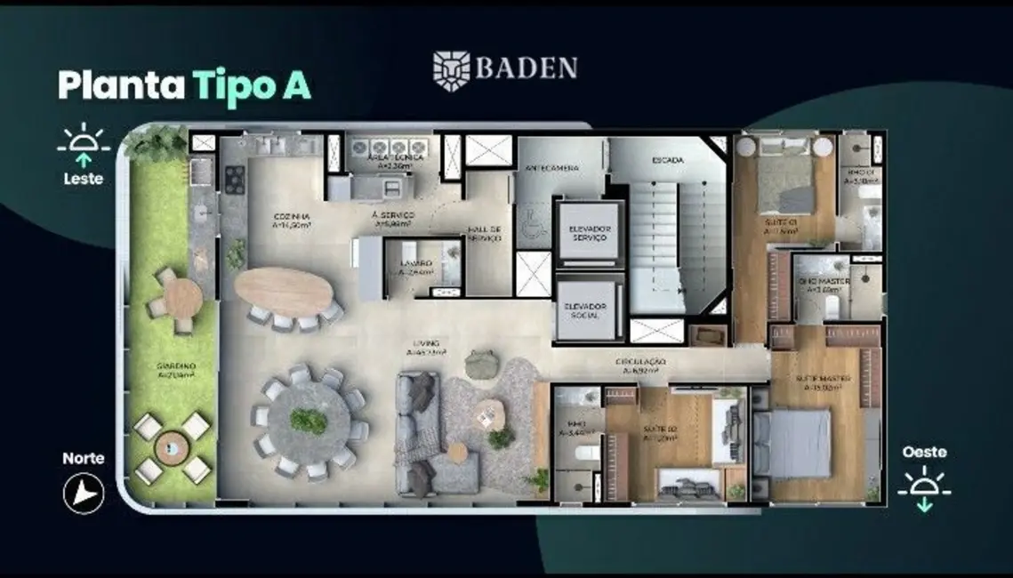 Foto 5 de Apartamento com 4 quartos à venda, 161m2 em Centro, Balneario Camboriu - SC