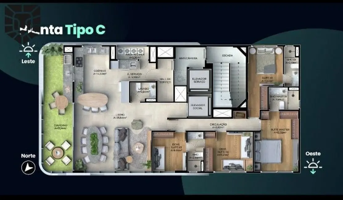 Foto 7 de Apartamento com 4 quartos à venda, 161m2 em Centro, Balneario Camboriu - SC