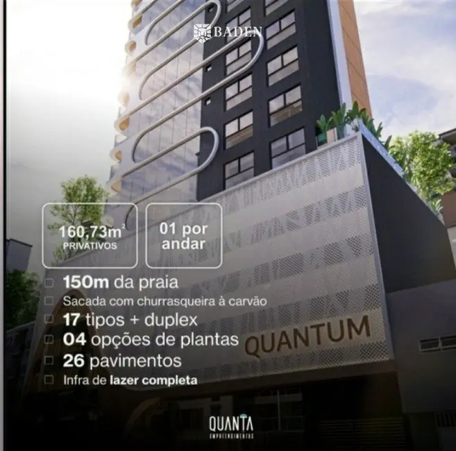 Foto 2 de Apartamento com 4 quartos à venda, 161m2 em Centro, Balneario Camboriu - SC