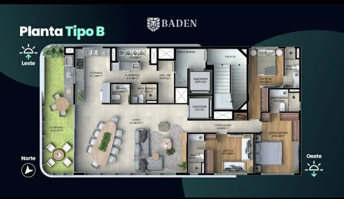Foto 6 de Apartamento com 4 quartos à venda, 161m2 em Centro, Balneario Camboriu - SC