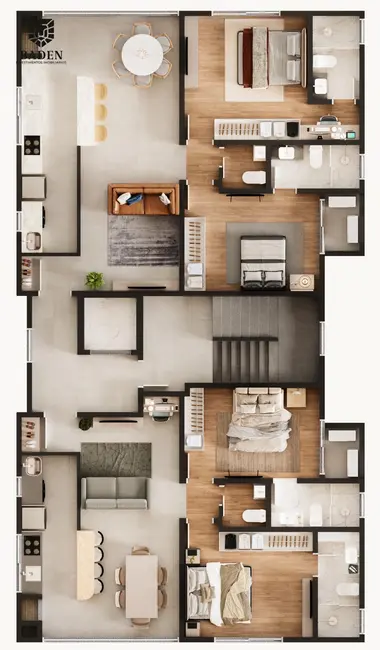 Foto 3 de Apartamento com 2 quartos à venda, 71m2 em Rio Pequeno, Camboriu - SC