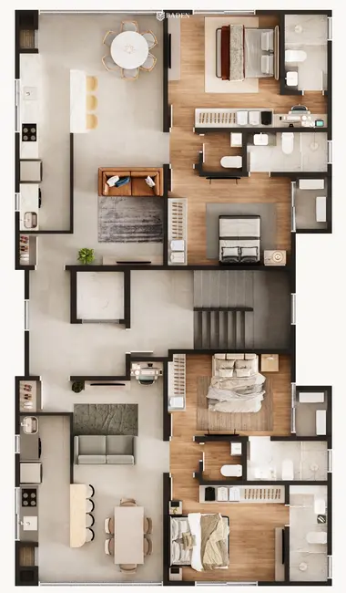 Foto 3 de Apartamento com 2 quartos à venda, 71m2 em Rio Pequeno, Camboriu - SC