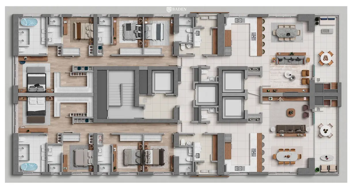 Foto 4 de Apartamento com 4 quartos à venda em Centro, Balneario Camboriu - SC