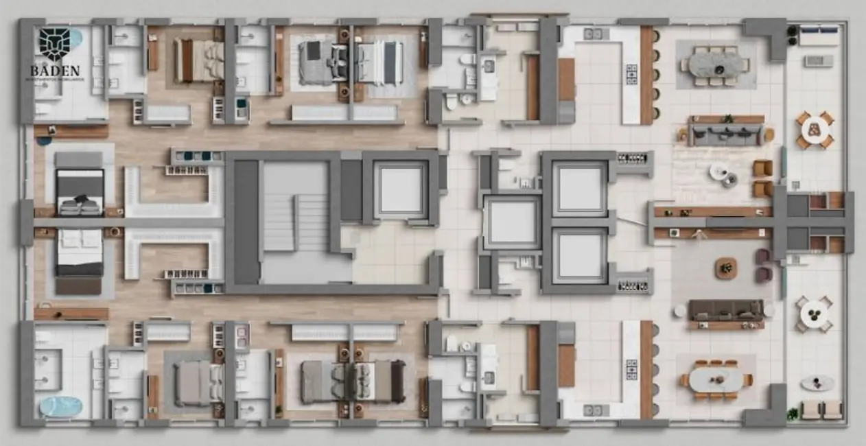 Apartamento com 4 quartos à venda, 232m2 em Centro, Balneario Camboriu - SC - imagem 5 Foto 5 de Apartamento com 4 quartos à venda, 232m2 em Centro, Balneario Camboriu - SC