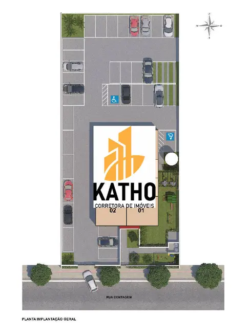 Apartamento com 2 quartos à venda, 44m2 em Contagem - MG - imagem 3 Foto 3 de Apartamento com 2 quartos à venda, 44m2 em Contagem - MG