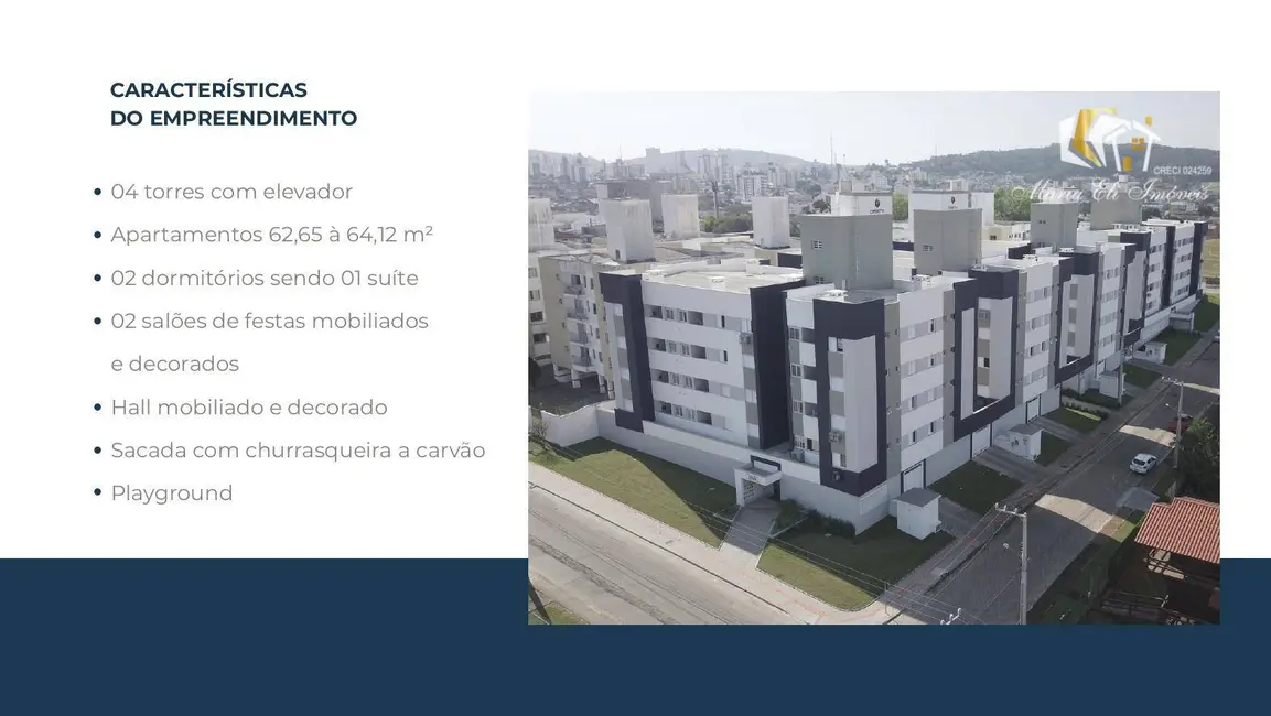 Apartamento com 2 quartos à venda, 75m2 em São Luiz, Criciuma - SC - imagem 2 Foto 2 de Apartamento com 2 quartos à venda, 75m2 em São Luiz, Criciuma - SC