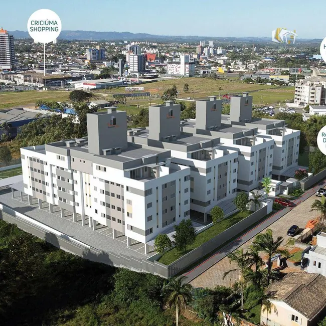 Foto 2 de Apartamento com 2 quartos à venda, 79m2 em Ceará, Criciuma - SC