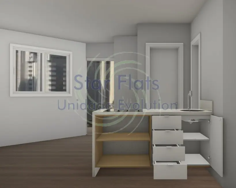Foto 6 de Loft / Flat com 1 quarto para alugar, 39m2 em Jardins, São Paulo - SP