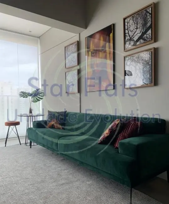 Foto 3 de Loft / Flat com 1 quarto para alugar, 44m2 em Indianópolis, São Paulo - SP