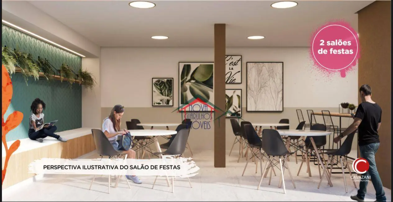 Foto 4 de Apartamento com 2 quartos à venda, 42m2 em Vila Alzira, Guarulhos - SP