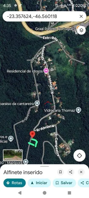 Terreno / Lote à venda, 1200m2 em Mairipora - SP - imagem 3 Foto 3 de Terreno / Lote à venda, 1200m2 em Mairipora - SP