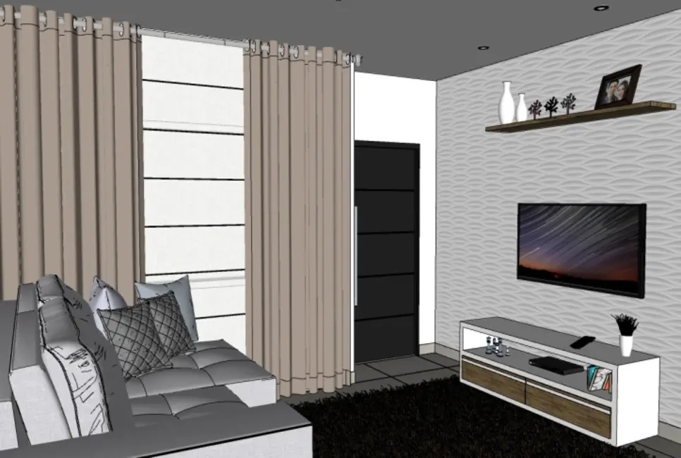 Sobrado com 2 quartos à venda, 82m2 em Caguassu, Sorocaba - SP - imagem 2 Foto 2 de Sobrado com 2 quartos à venda, 82m2 em Caguassu, Sorocaba - SP