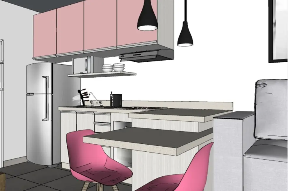 Sobrado com 2 quartos à venda, 82m2 em Caguassu, Sorocaba - SP - imagem 4 Foto 4 de Sobrado com 2 quartos à venda, 82m2 em Caguassu, Sorocaba - SP