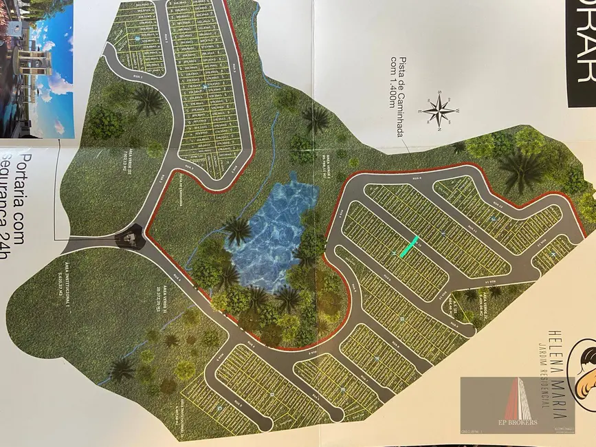 Foto 3 de Terreno / Lote à venda, 385m2 em Wanel Ville, Sorocaba - SP