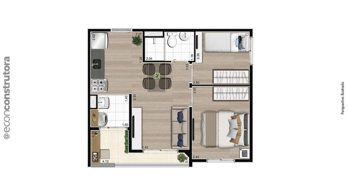 Apartamento com 2 quartos à venda, 39m2 em Pedreira, São Paulo - SP - imagem 1 Foto 1 de Apartamento com 2 quartos à venda, 39m2 em Pedreira, São Paulo - SP